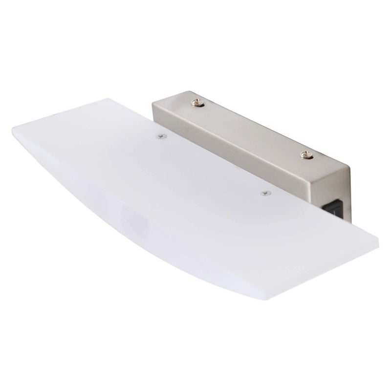 Facon 12V RV Vanity Light LED Wall Sconce with Switch and USB Charger Socket (5V / 2.1A), Decorative RV Reading Lights with Acrylic, 12Volts DC Interior Light for RV Camper Motorhome - Image 1